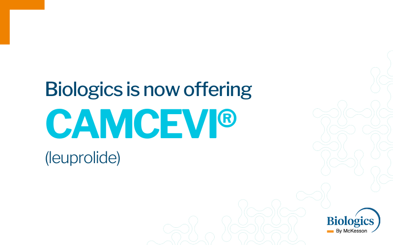 CAMCEVI® (leuprolide) 42mg injection emulsion, FDA Approved for Treatment of Advanced Prostate Cancer, Available Exclusively at Biologics by McKesson